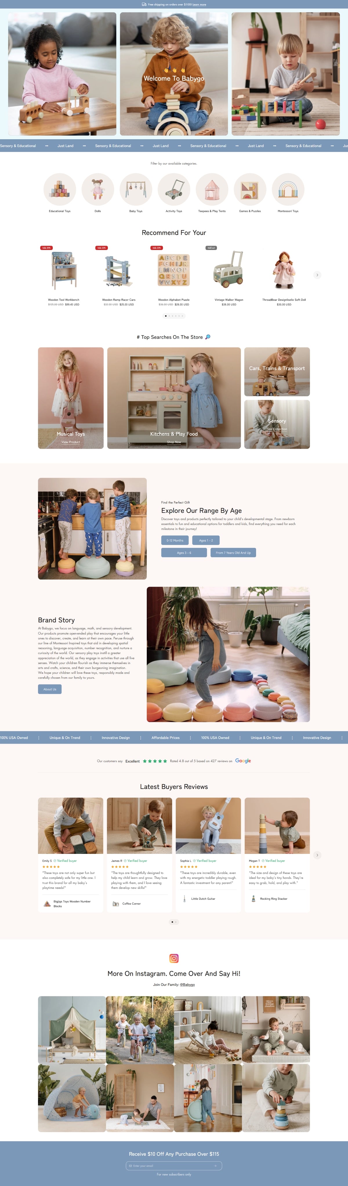 Baby and kids 3 - Homepage