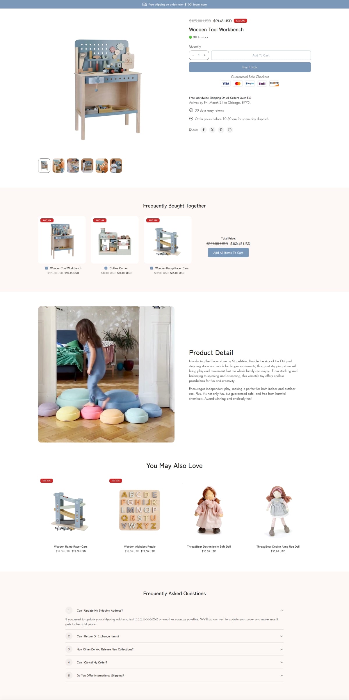 Baby and kids 3 - Product page