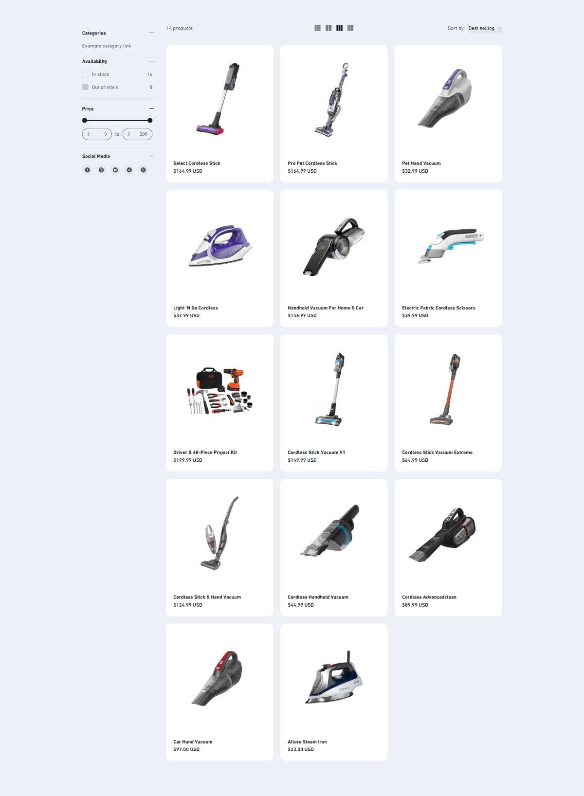 Hardware and automotive 1 - Collection page