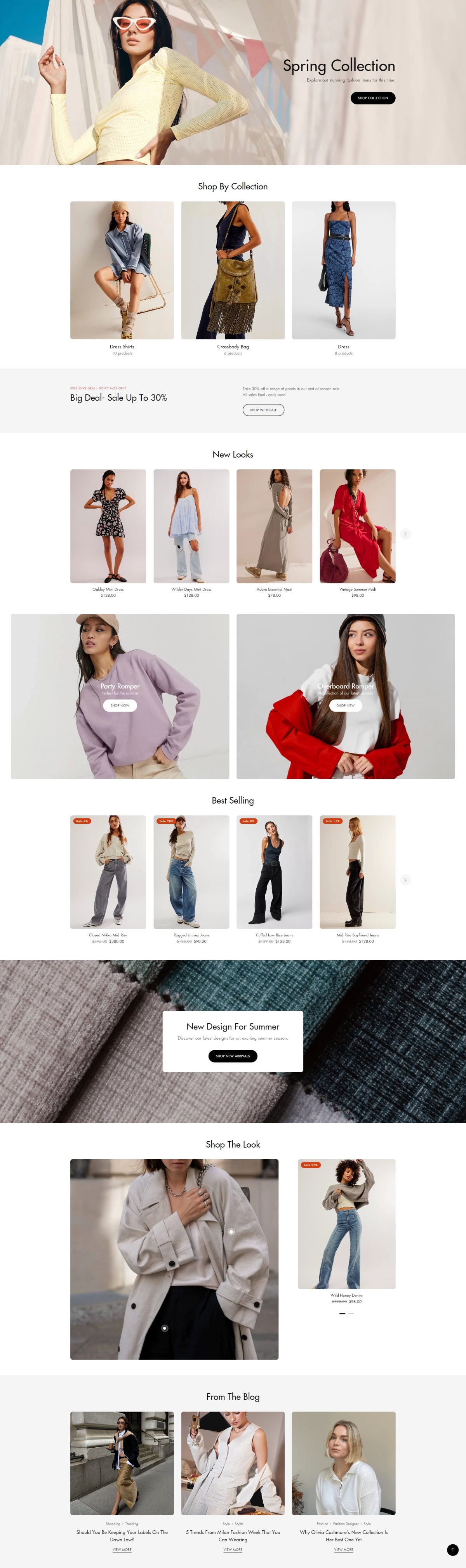 Clothing - Homepage 1