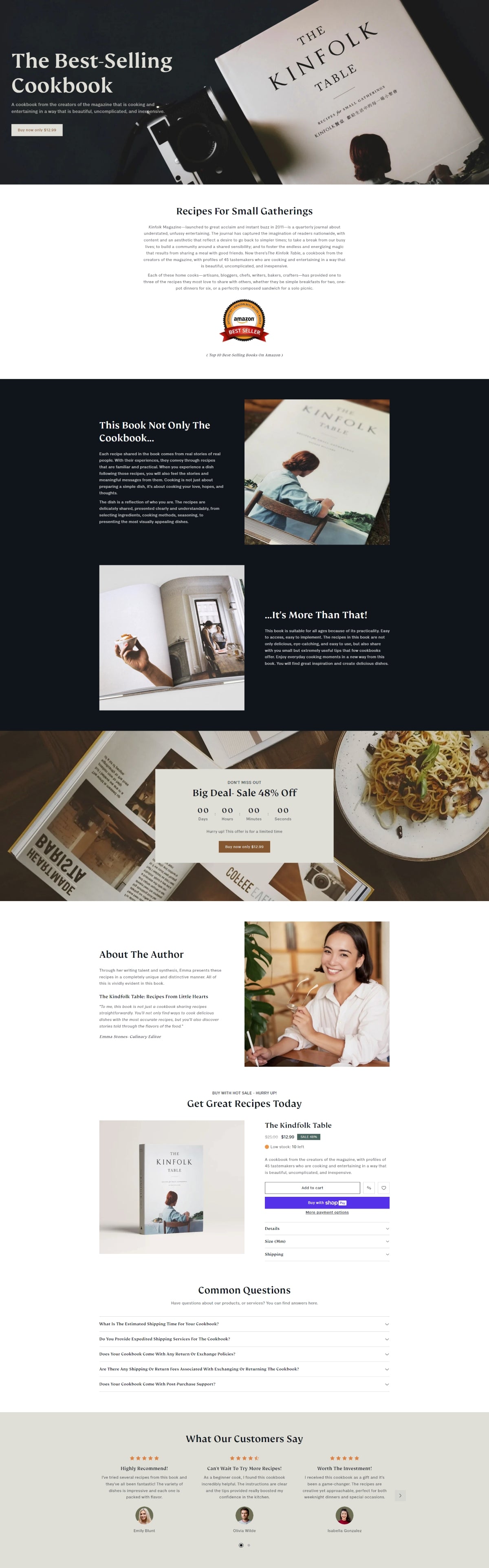Books music and video - Landing page 16