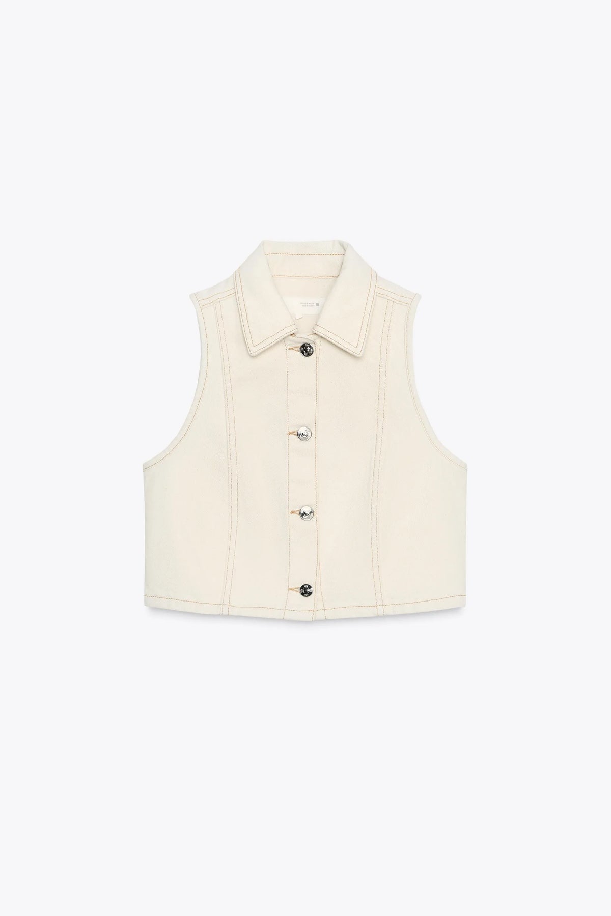 Gilet court en jean Z1975