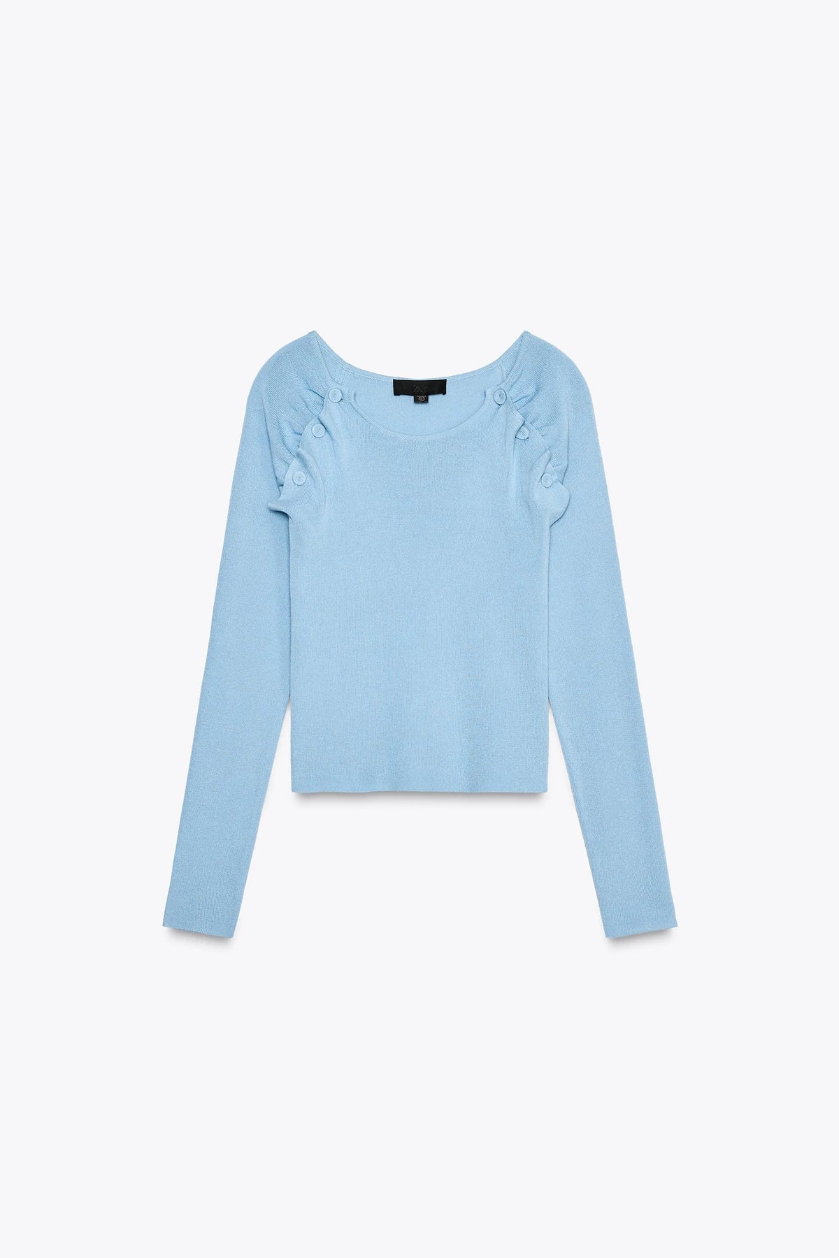 Gathered knit top