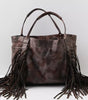 Camuffare fringe tote