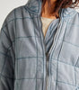Dolman quilted knit