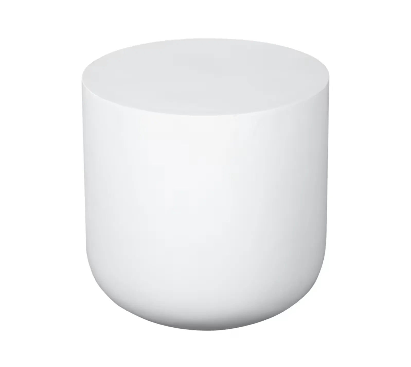 Mara White Concrete Side Table
