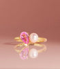 Pearl toi et moi ring