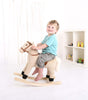 Cord rocking horse