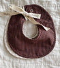 Bibi 2-Pack checked bibs indigo