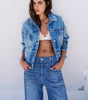 We the free opal swing denim jacket