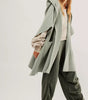 Cozy hooded kimono