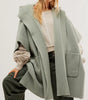Cozy hooded kimono