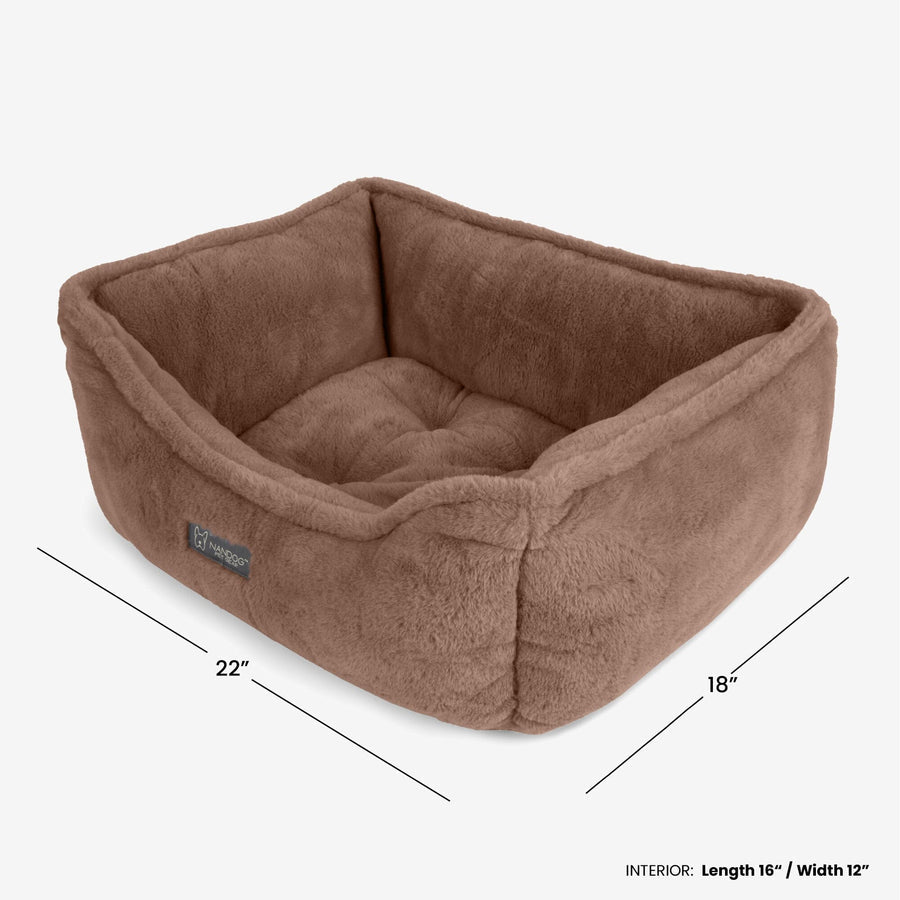 Cloud reversible dog & cat bed