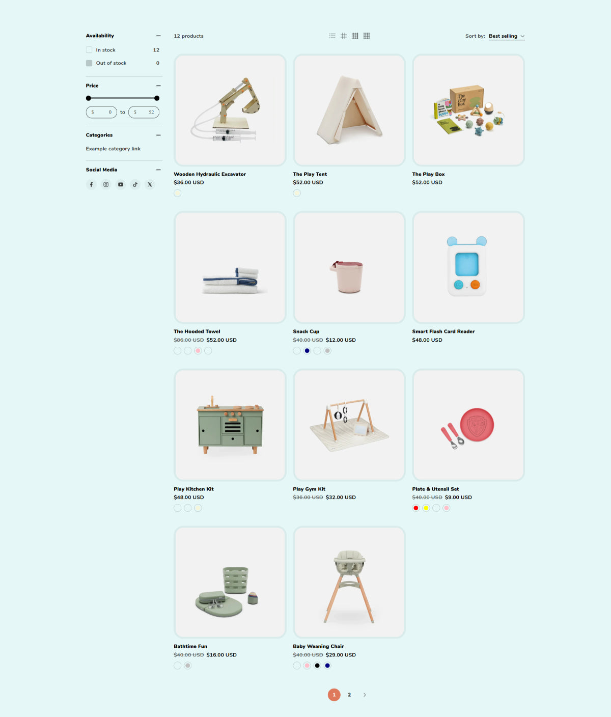 Baby and kids 1 - Collection page