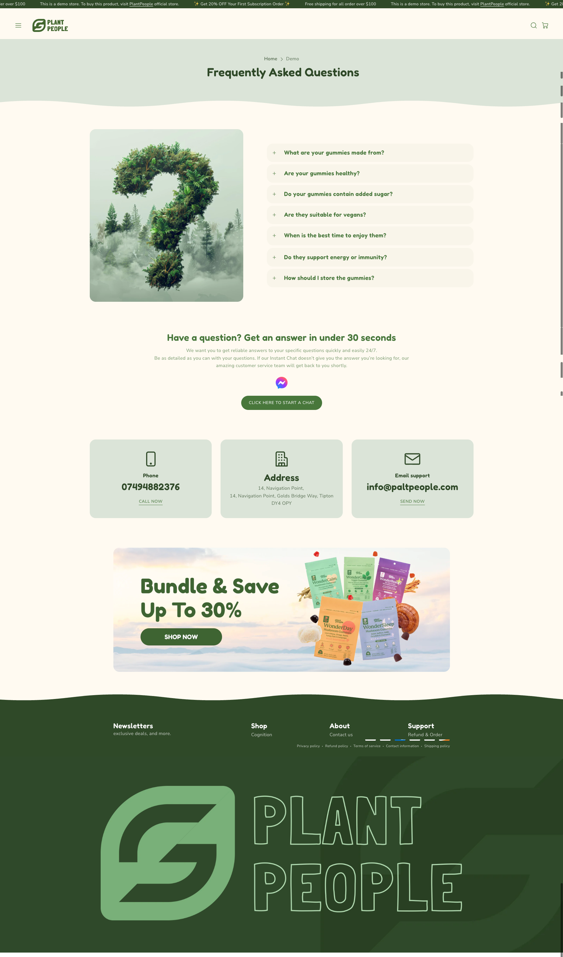 Plant people - Faq