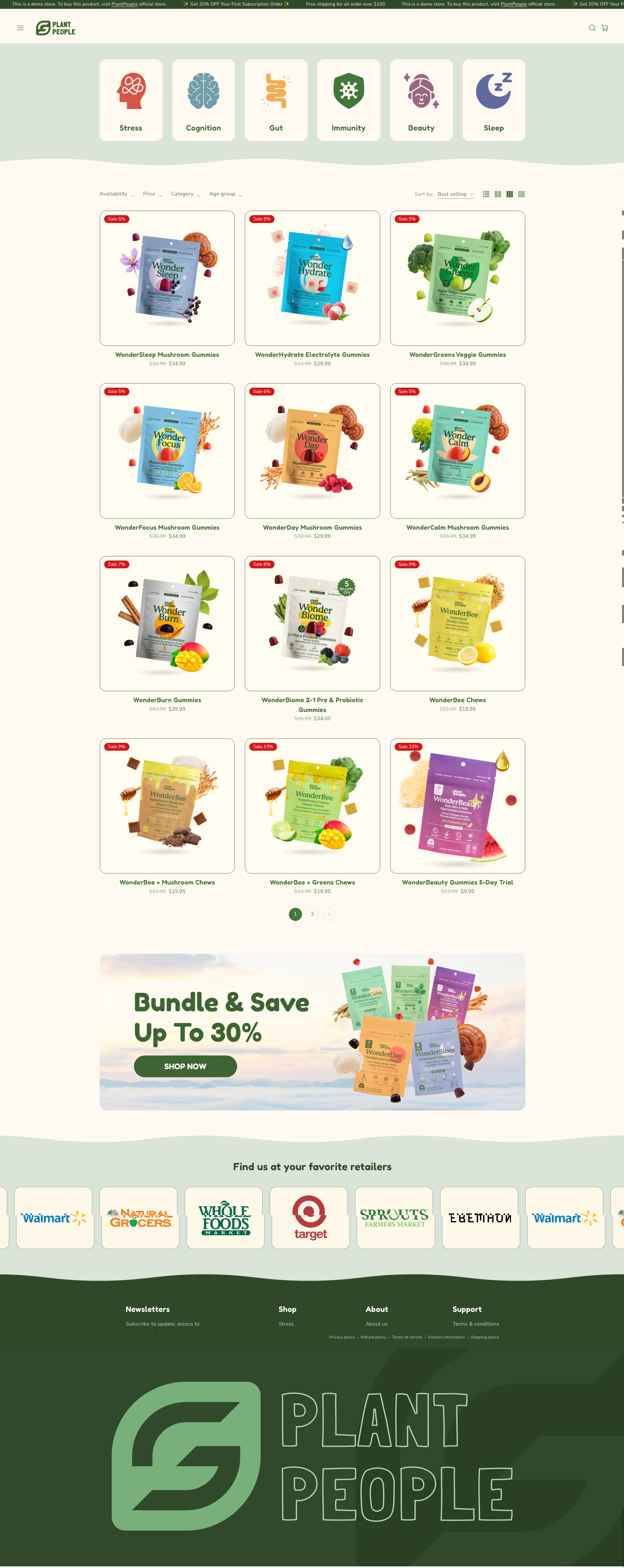 Plant people - Collection page