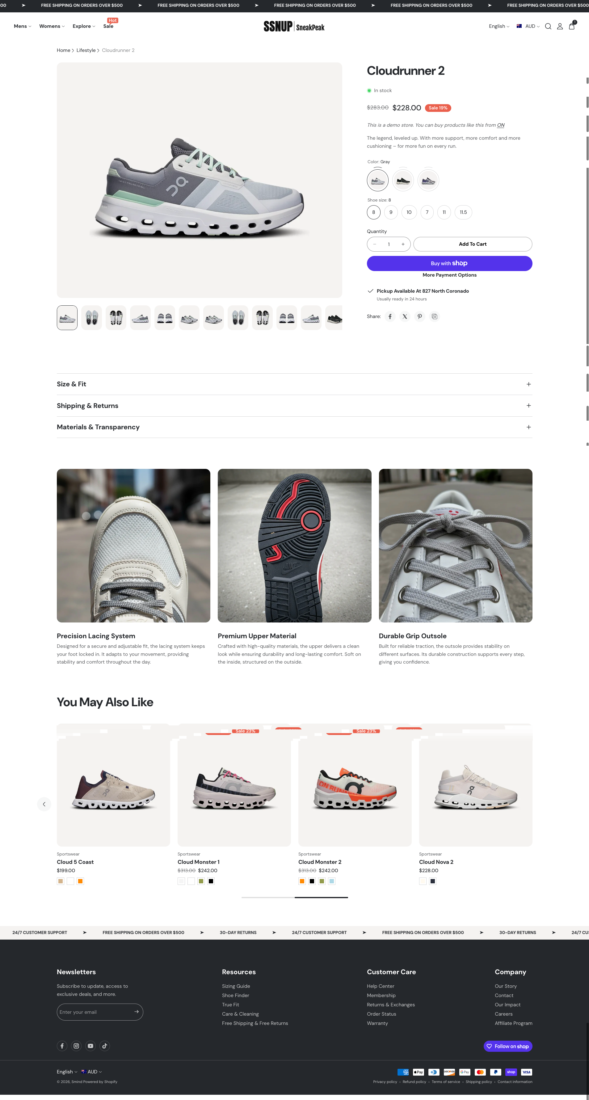 SSNUP - Product page