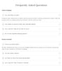 Clothing 1 - FAQs