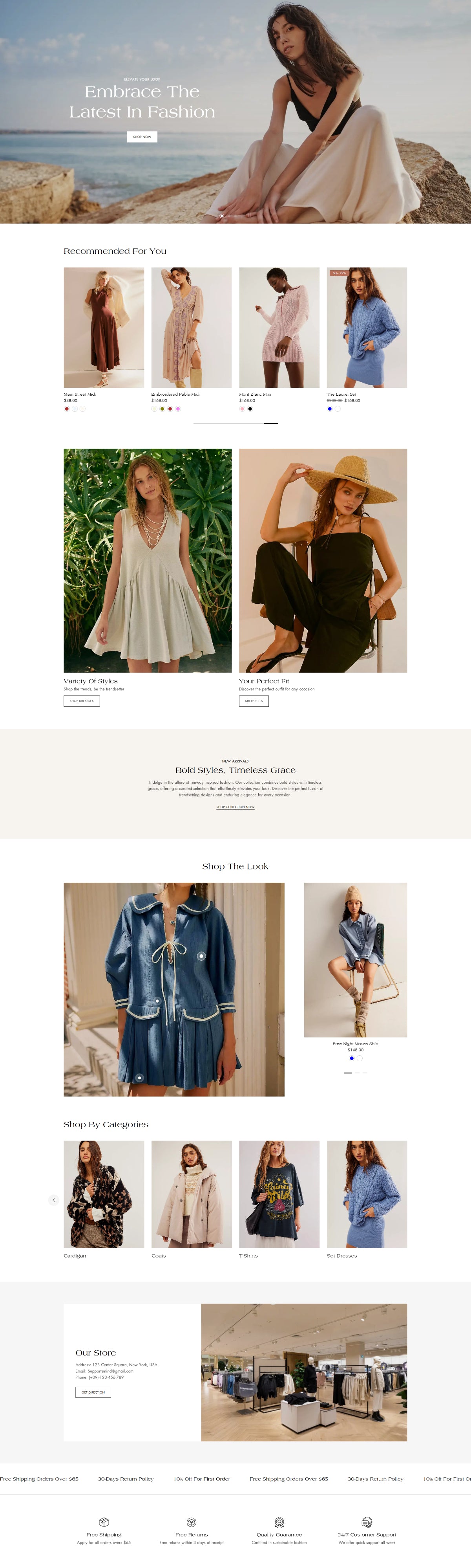 Clothing 1 - Homepage
