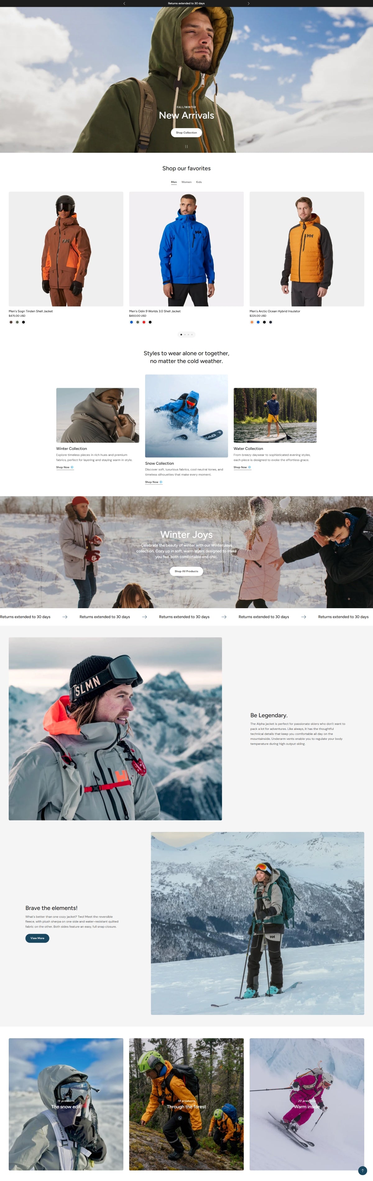 Clothing 11 - Homepage