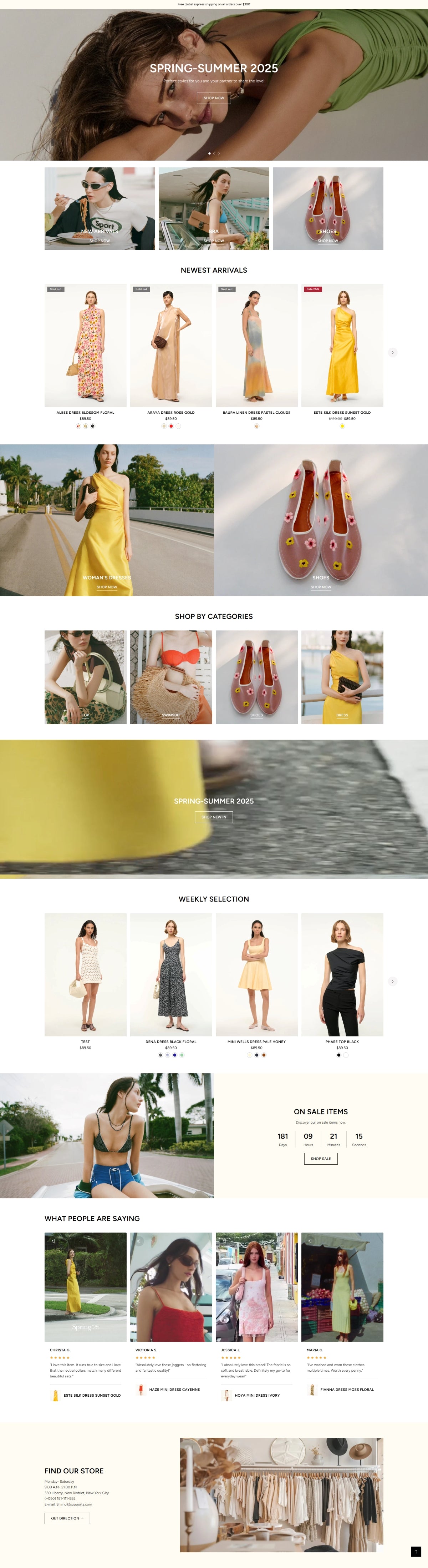 Clothing 15 - Homepage