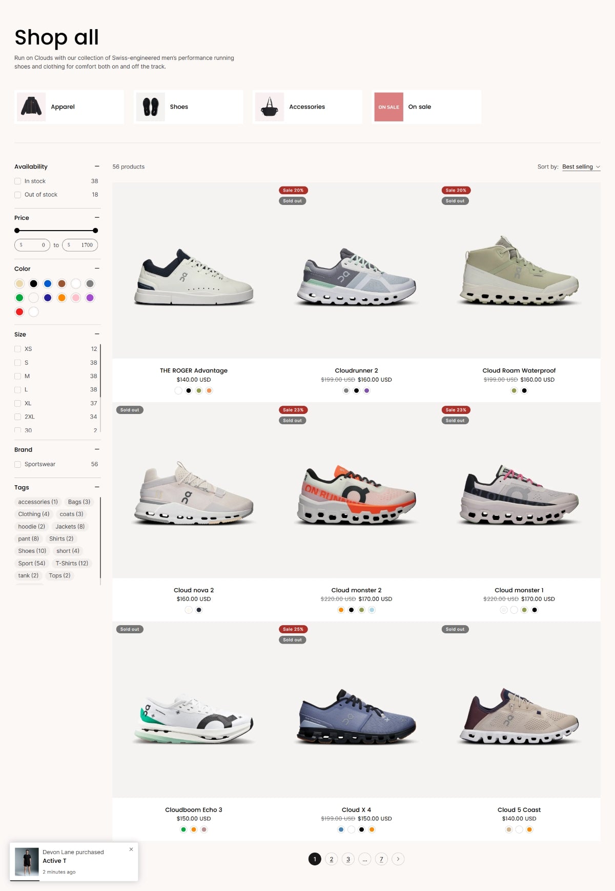 Clothing 5 - Collection page