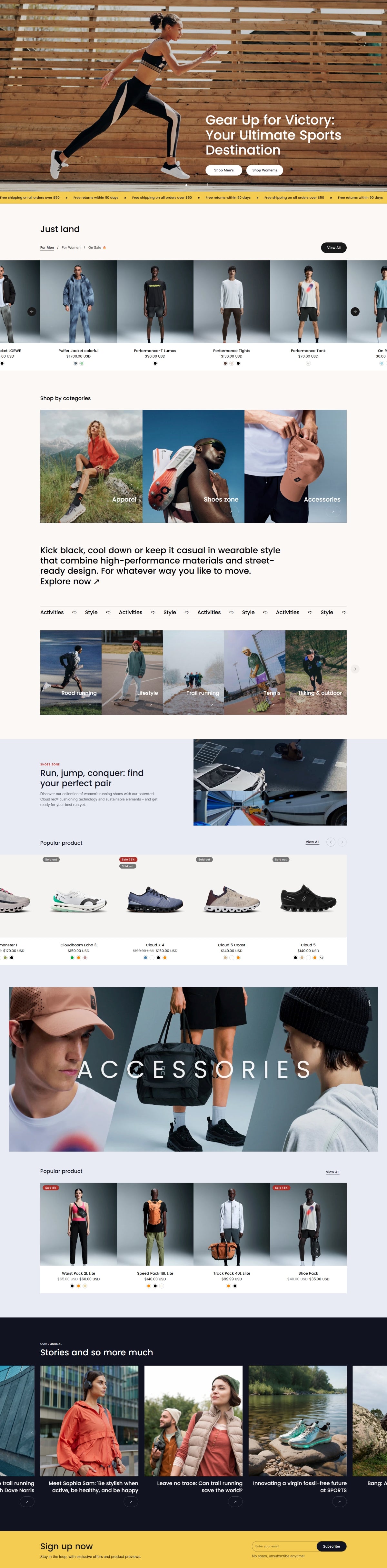 Clothing 5 - Homepage