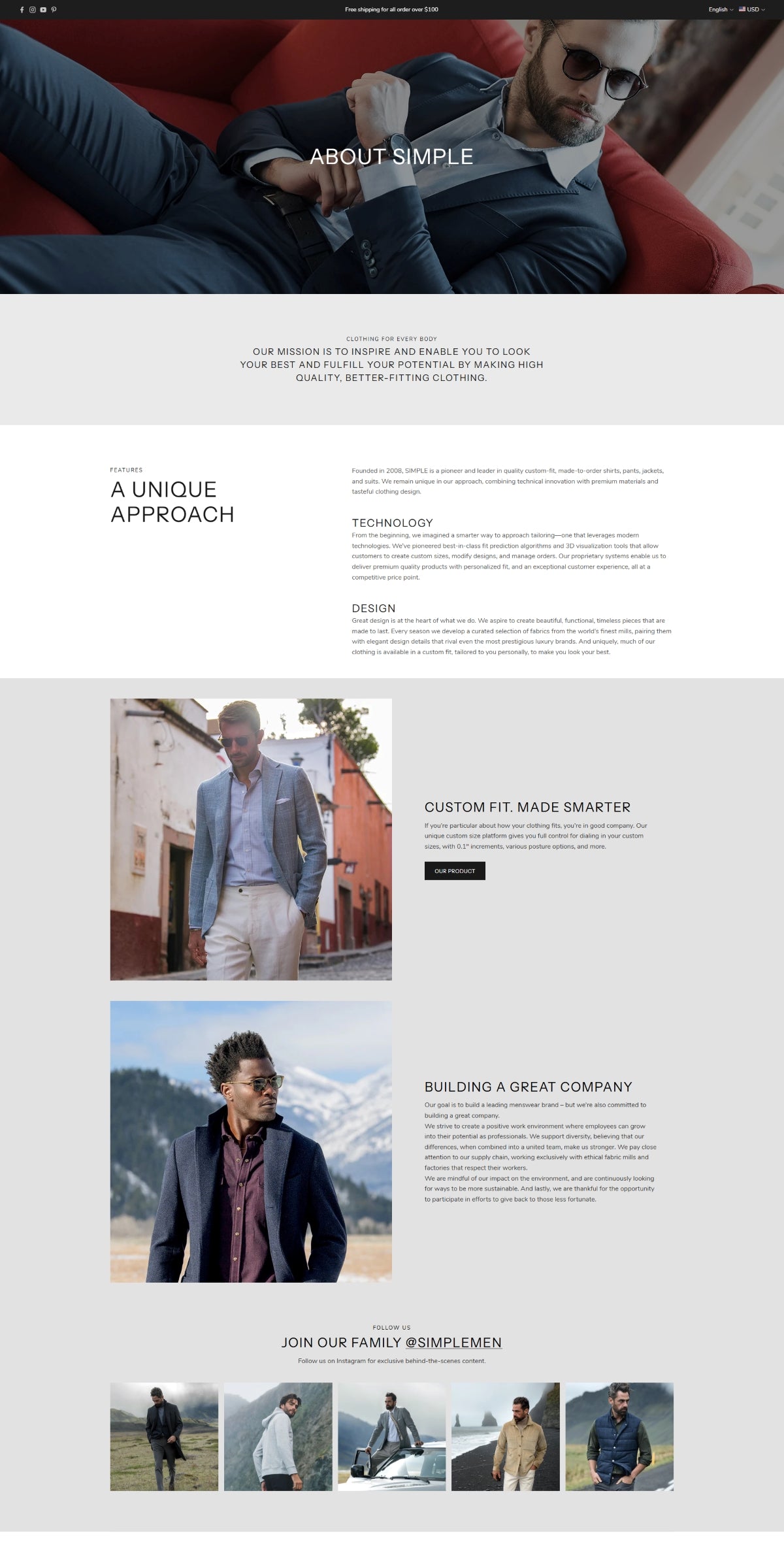 Clothing 8 - About us