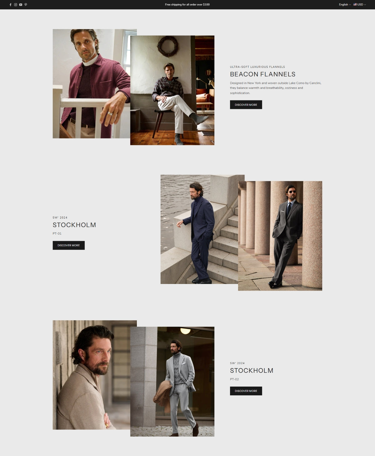 Clothing 8 - Lookbook page