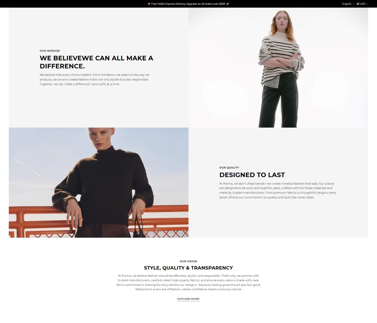 Clothing 9 - About us