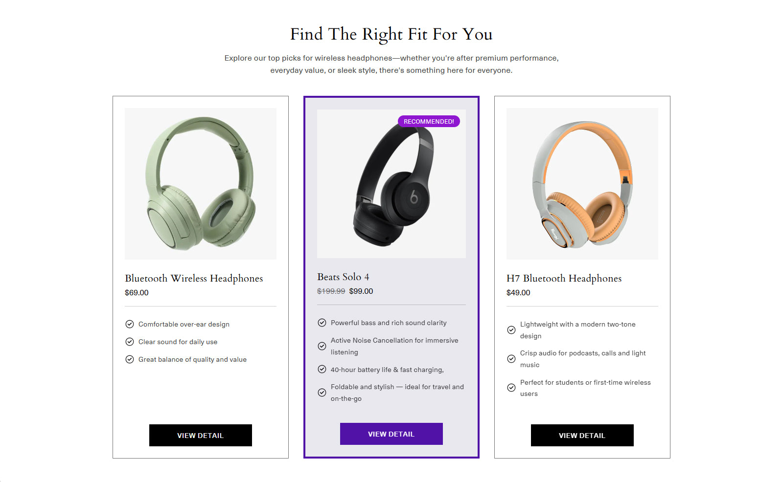 Compare products 2-1