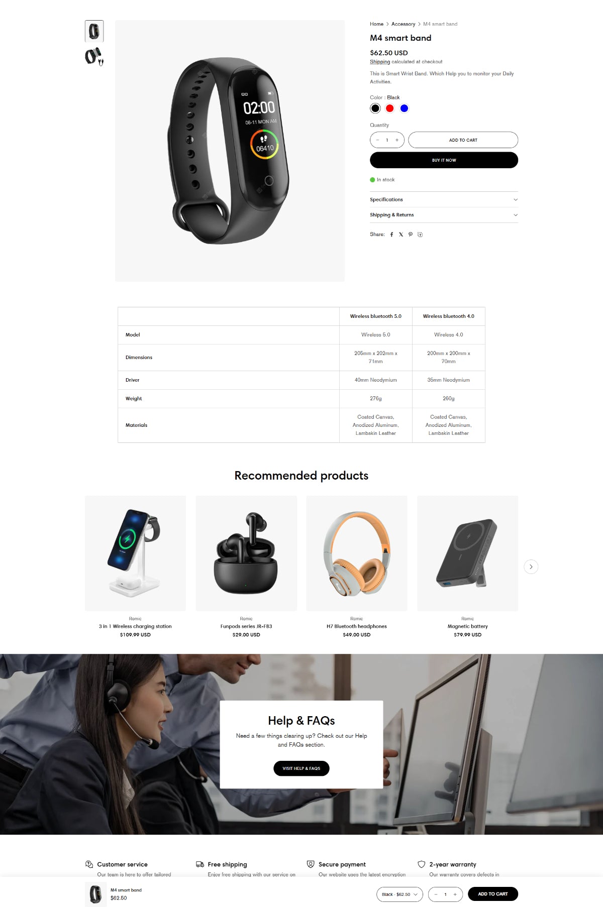 Electronics 1 - Product page