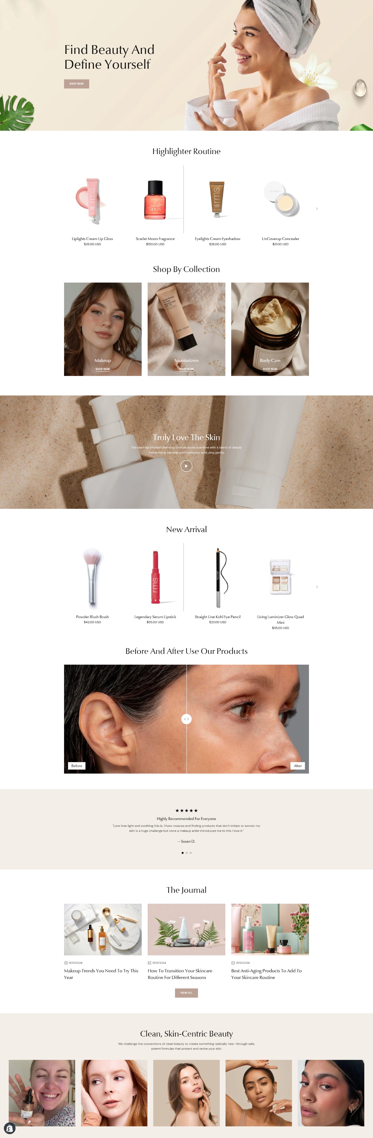 Health and beauty 1 - Homepage