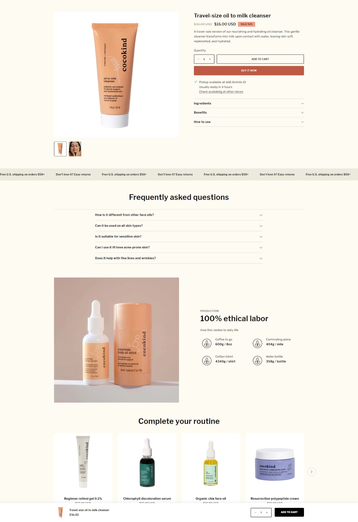 Health and beauty 2 - Product page