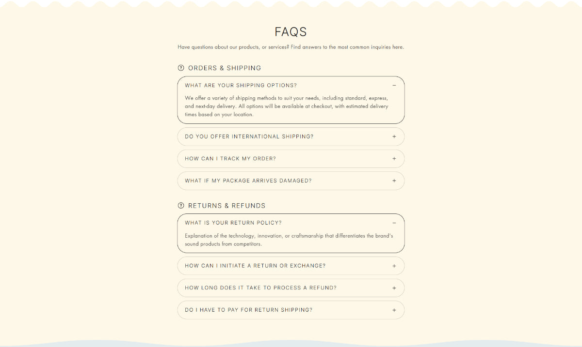 Health and beauty 3 - FAQs