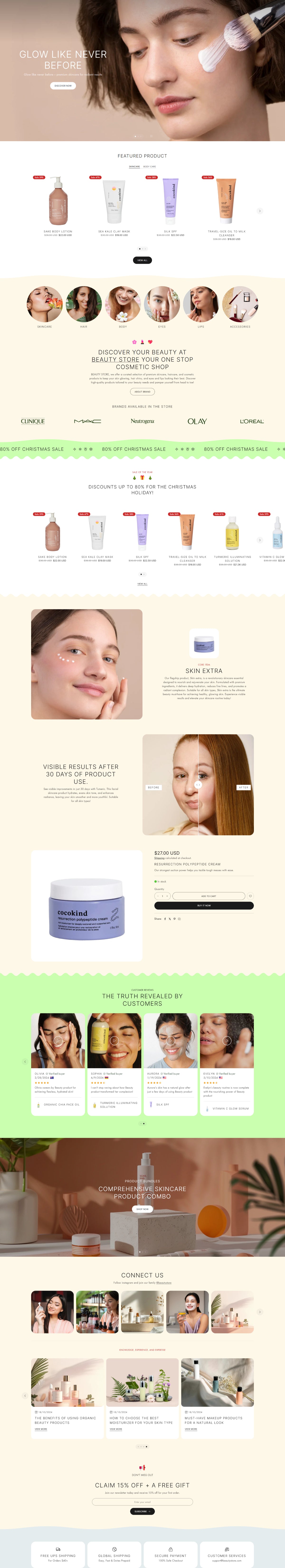 Health and beauty 3 - Homepage