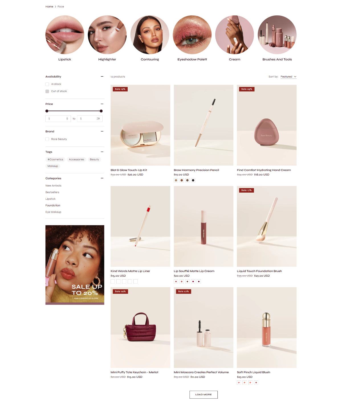 Health and beauty 4 - Collection page