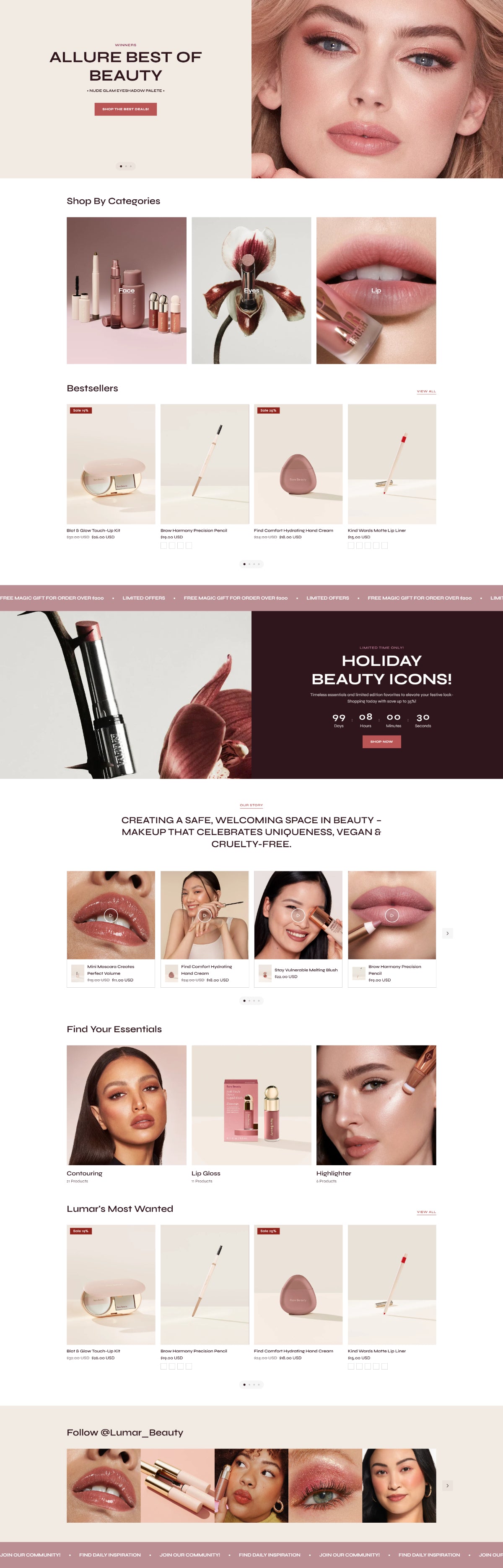 Health and beauty 4 - Homepage