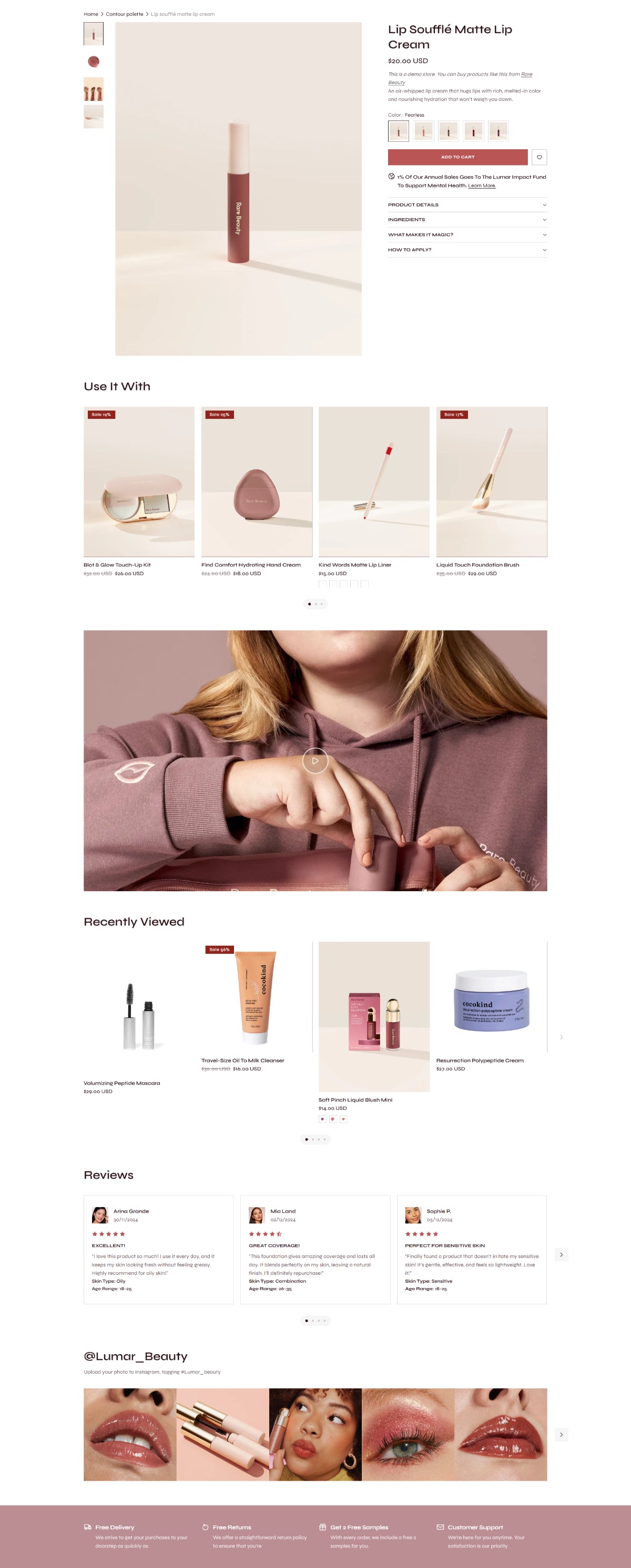 Health and beauty 4 - Product page