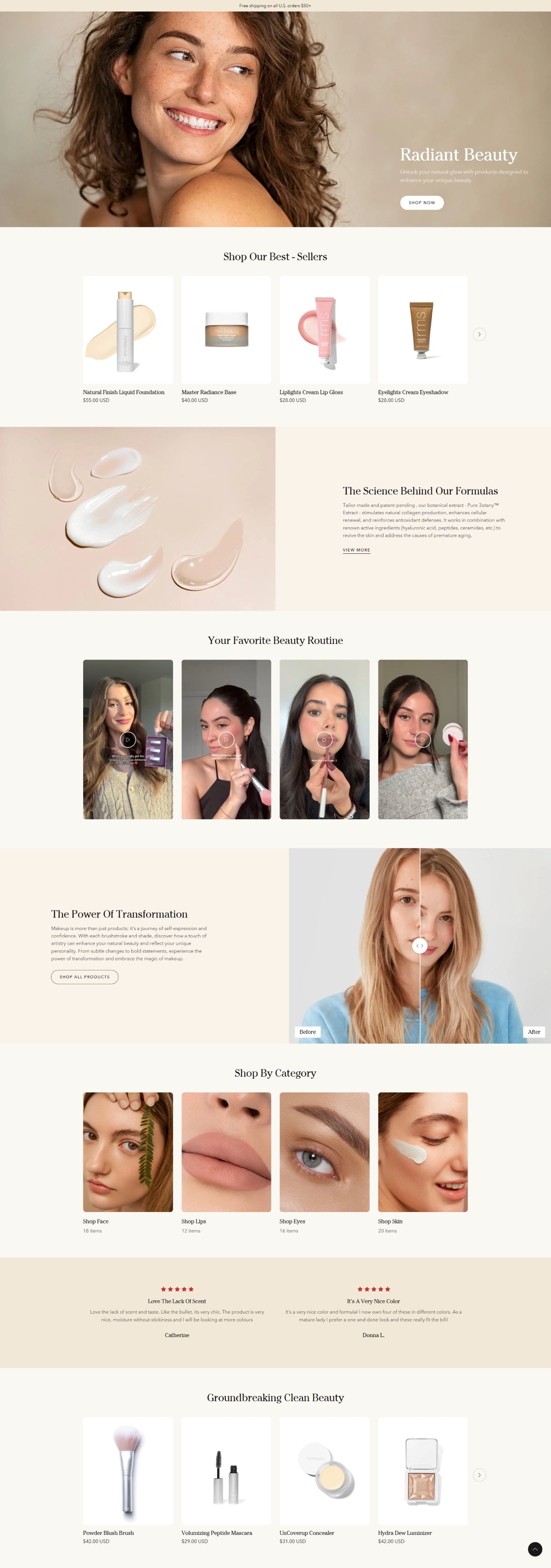 Health and beauty 6 - Homepage