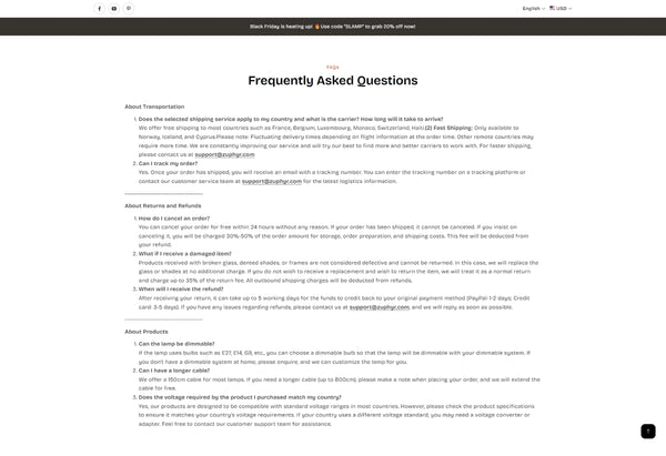 Home and decor 5 - FAQs