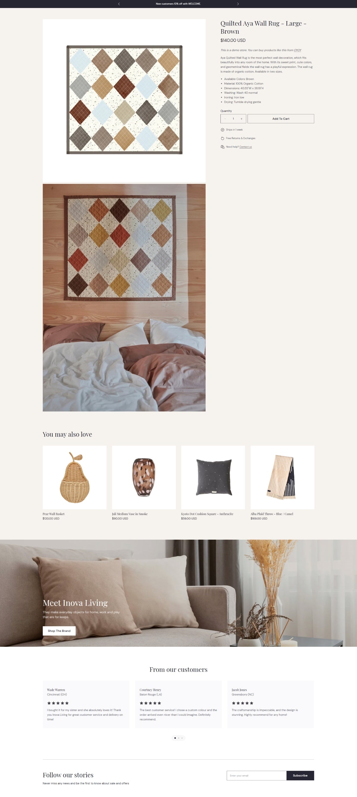Home and decor 7 - Product page