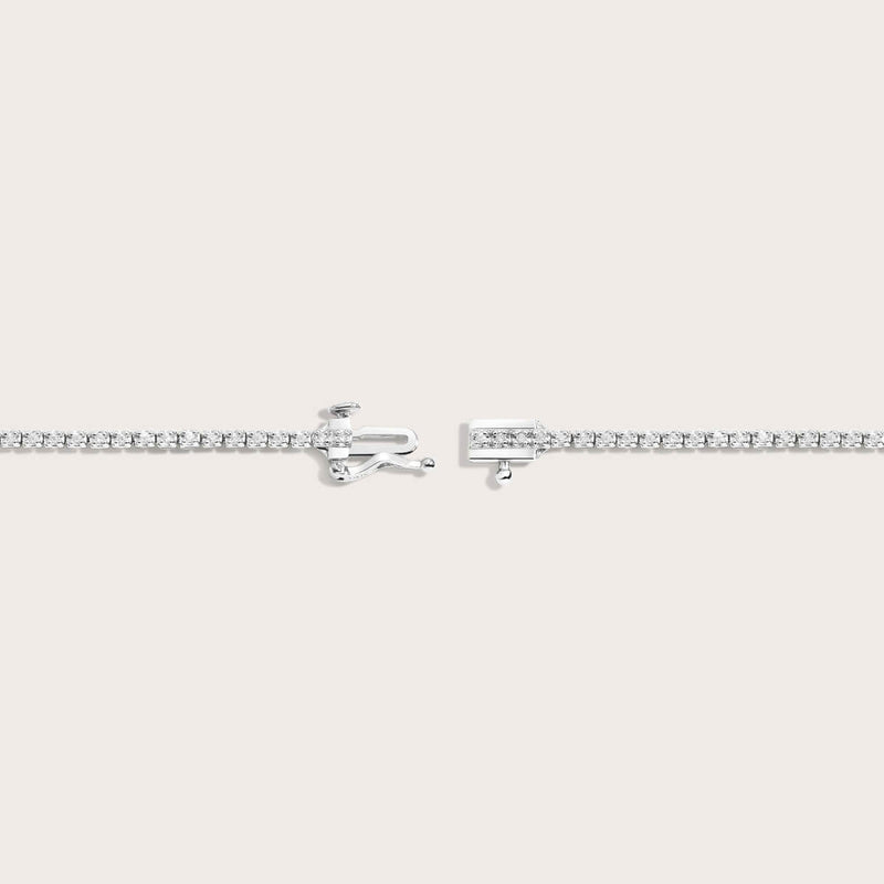 Classic diamond tennis bracelet