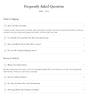 Jewelry and accessories 2 - FAQs