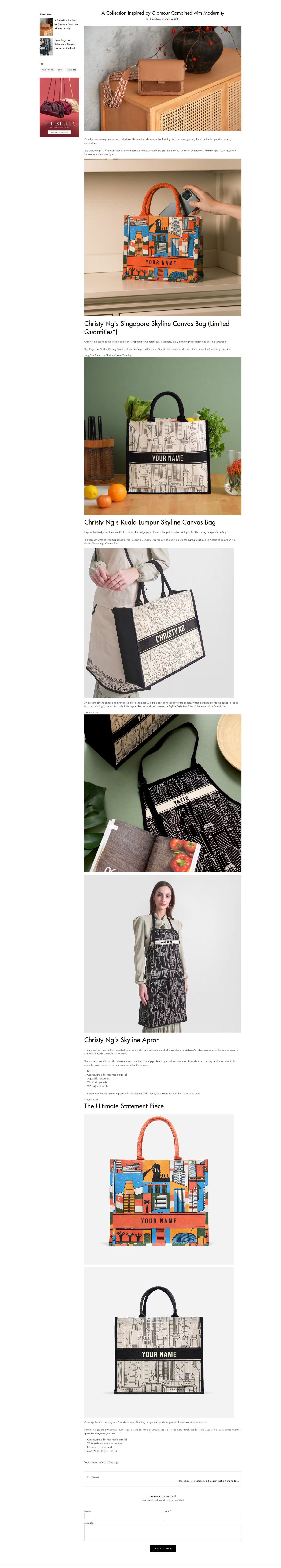 Jewelry and accessories 3 - Blog posts page