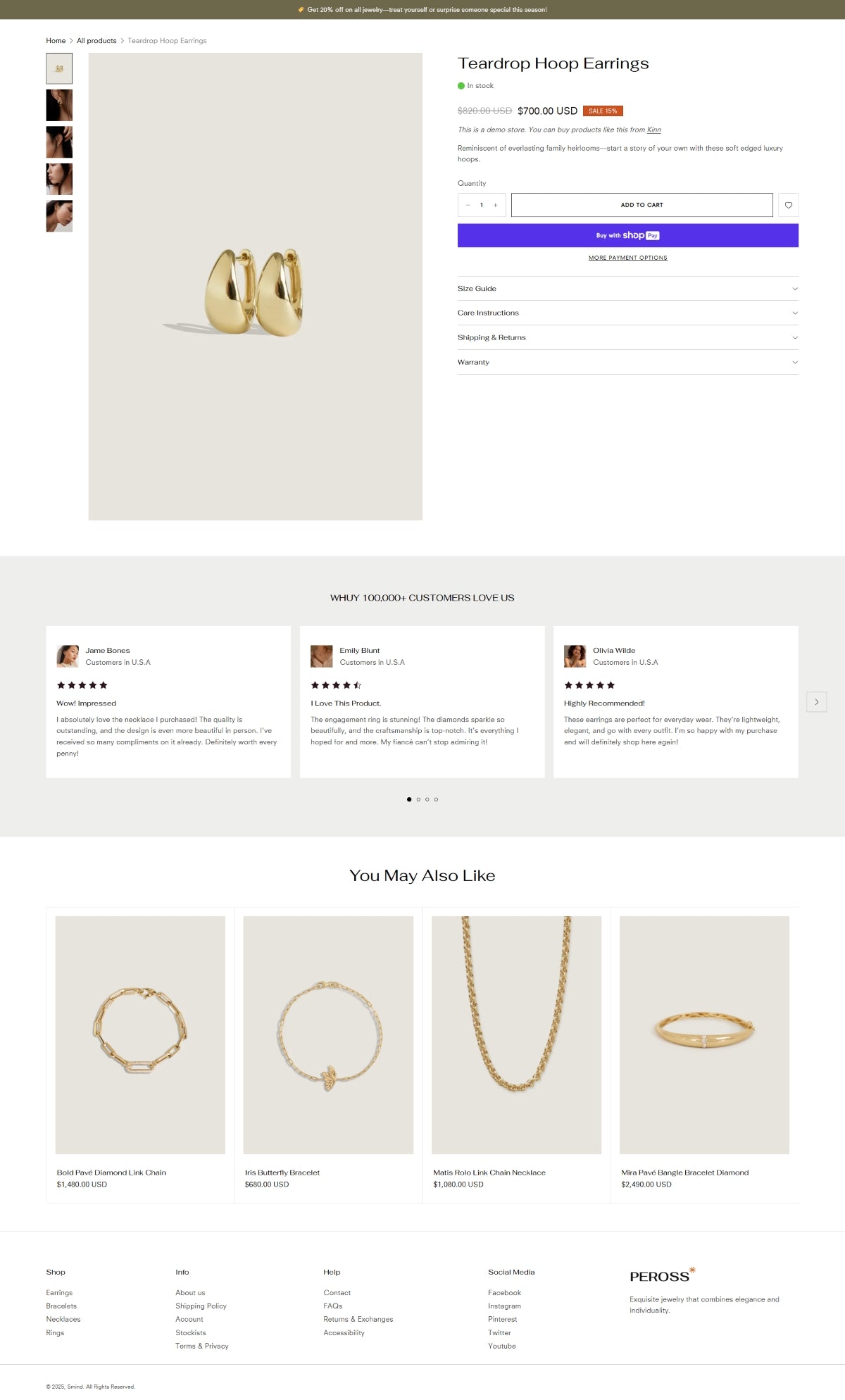 Jewelry and accessories 4 - Product page