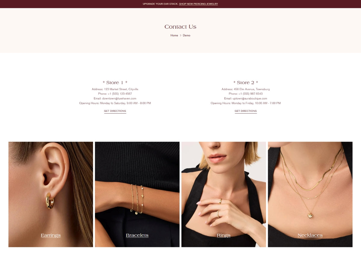 Jewelry and accessories 5 - Contact us