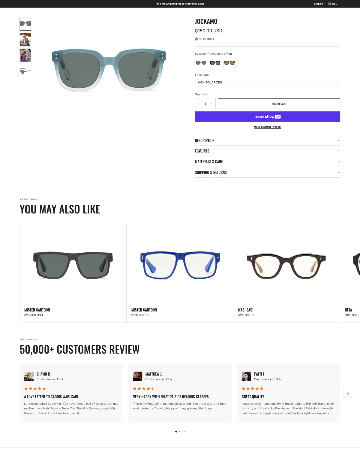 Jewelry and accessories 6 - Product page