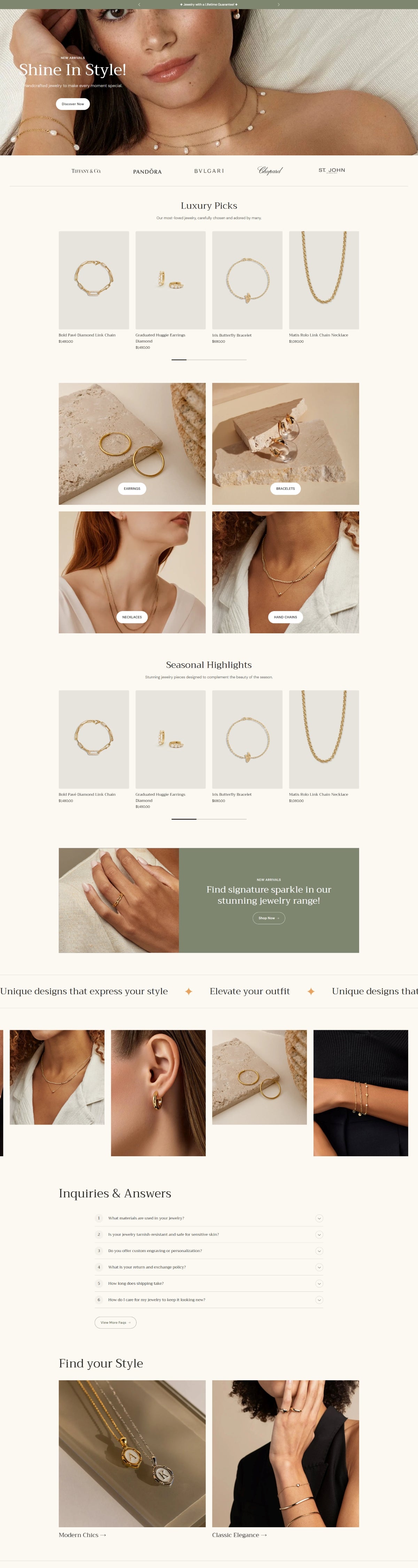 Jewelry and accessories 7 - Homepage