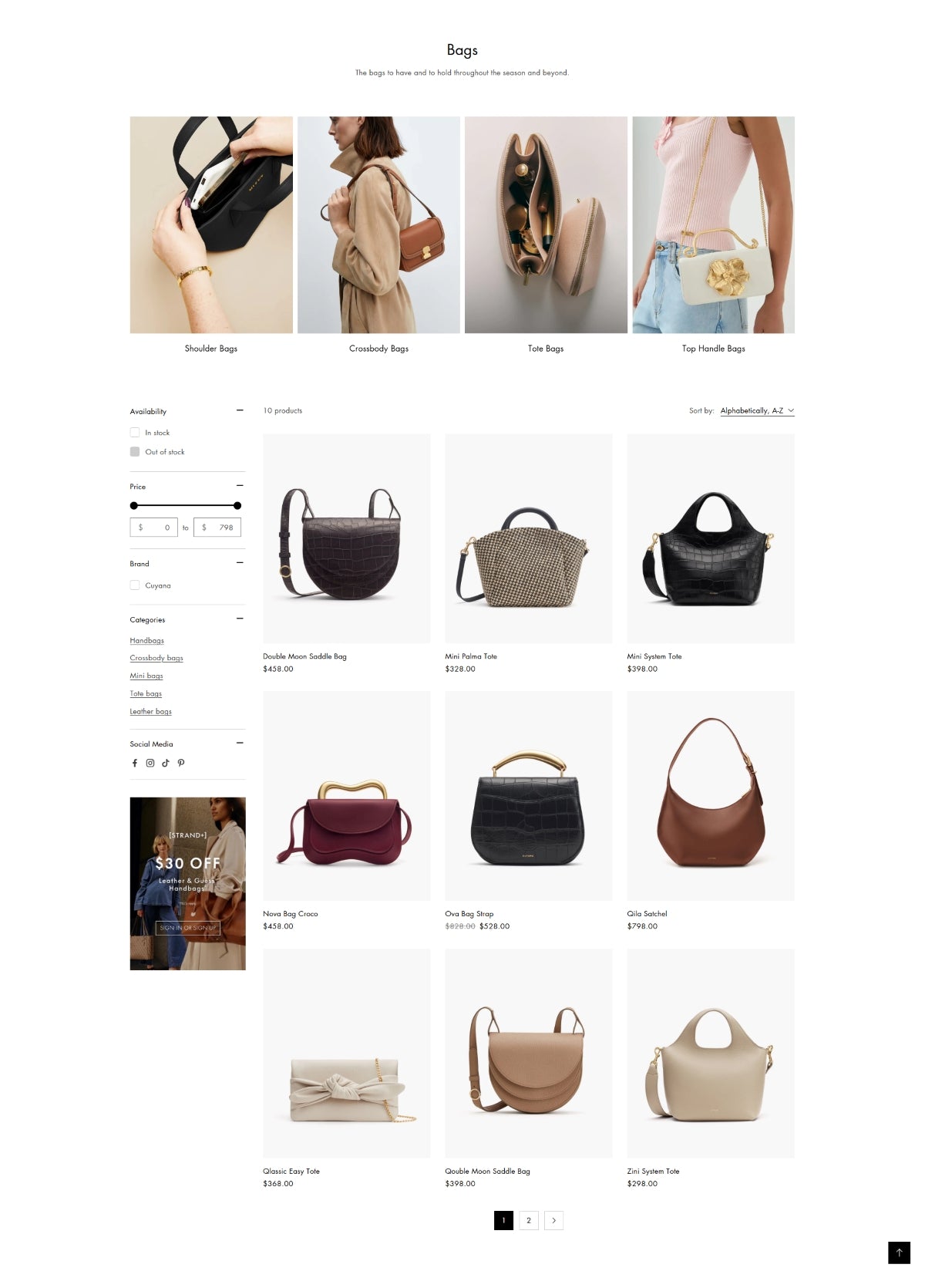 Jewelry and accessories 9 - Collection page